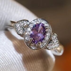 New women's purple ring